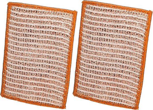 Redecker 2-Ply Woven Copper Scrubbing Cloth & Microfiber Cleaning Wipe – by Redecker