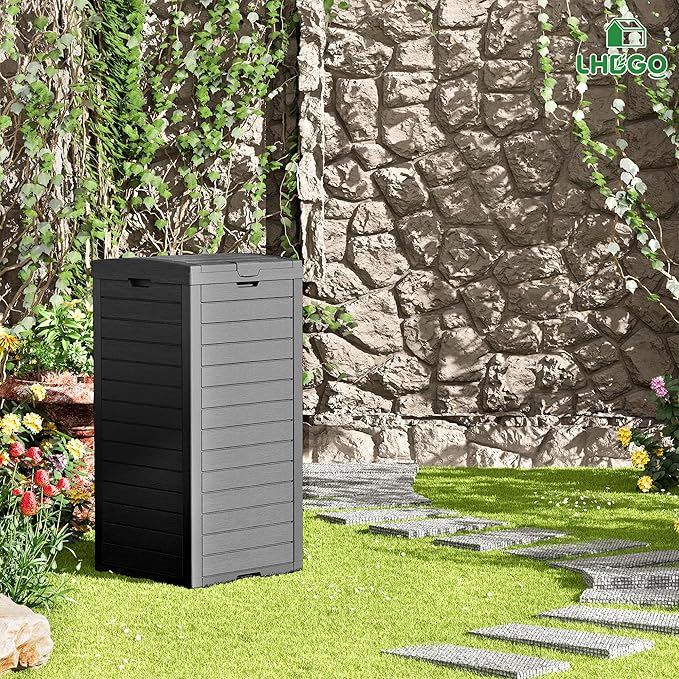 Outdoor Trash Can, 31 Gallon Garbage Can - Image 8