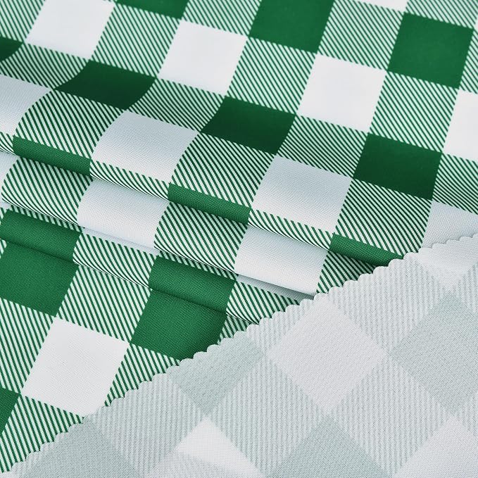Waterproof Plaid Tablecloth Fabric - Image 4