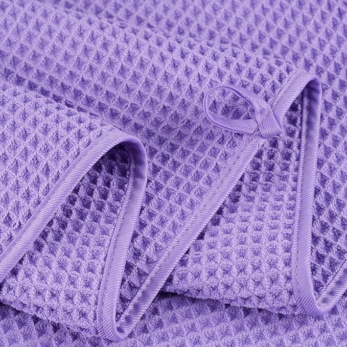 POLYTE Microfiber Oversize Quick Dry Lint Free Bath Towel, 60 x 30 in, 4 Pack - Image 2