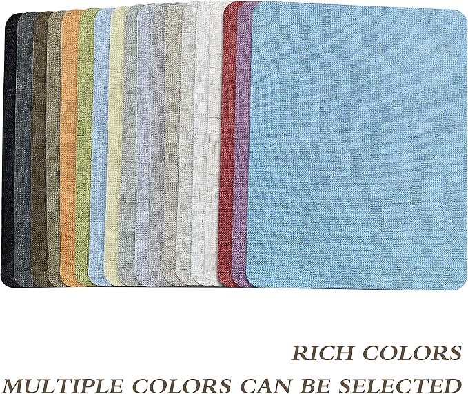 KING MOUNTAIN Fine Linen Repair Patches, Self-Adhesive Linen Fabric Patches - Image 3