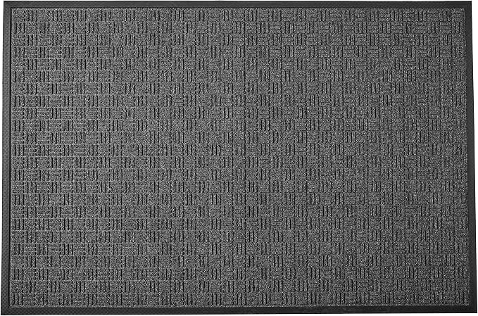 Kempf Water Retainer Entrance Mat, Indoor Outdoor Rubber Rug, Moisture Trapping by Kempf