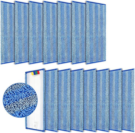 Replacement Microfiber Mop Pad – Universal 17-18" Heavy Duty Reusable Refill – - Image 2
