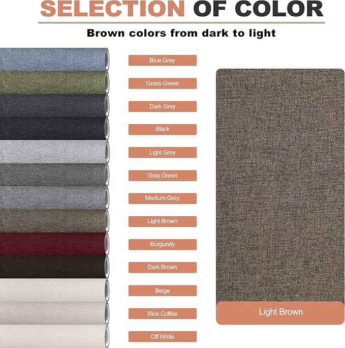 Fine Linen Fabric Patches, Self-Adhesive, Extra Large 12x40 Inch, - Image 4