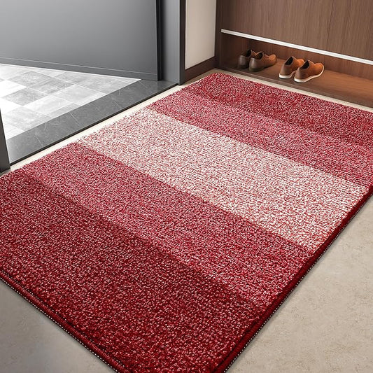 Kitinjoy Indoor Outdoor Door Mat, 40x32 Non-Slip Absorbent Dirt Trapper by Kitinjoy