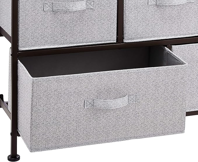 Amazon Basics Extra Wide Fabric 5-Drawer Storage Organizer Unit - Image 3