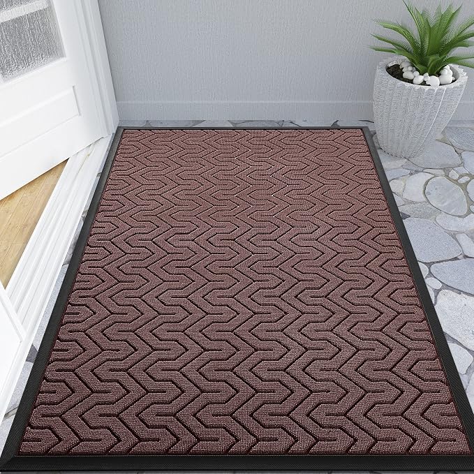 Yimobra Large Door Mat Outside Entrance 47x32, Waterproof Heavy Duty Outdoor by Yimobra
