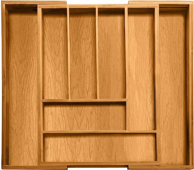 Bellemain Expandable Bamboo Drawer Organizer - Image 6