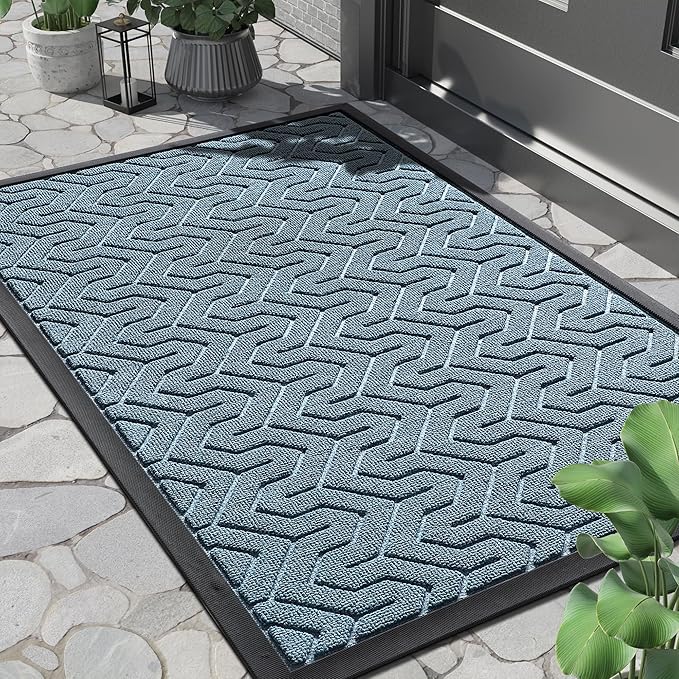 Yimobra Large Door Mat Outside Entrance 36x24, Waterproof Heavy Duty Outdoor by Yimobra