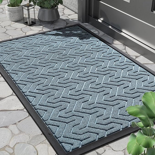 Yimobra Large Door Mat Outside Entrance 36x24, Waterproof Heavy Duty Outdoor by Yimobra