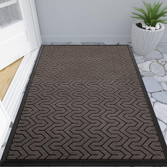 Yimobra Large Door Mat Outside Entrance 47x32, Waterproof Heavy Duty Outdoor by Yimobra