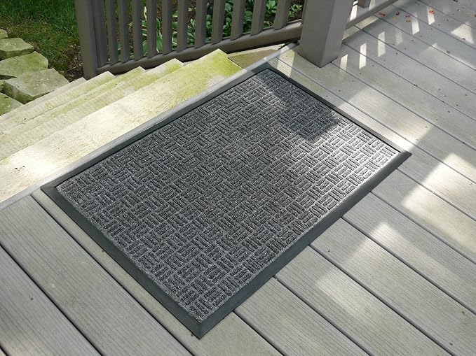 Kempf Water Retainer Entrance Mat, Indoor Outdoor Rubber Rug, Moisture Trapping - Image 4