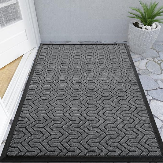 Yimobra Large Door Mat Outside Entrance 47x32, Waterproof Heavy Duty Outdoor by Yimobra