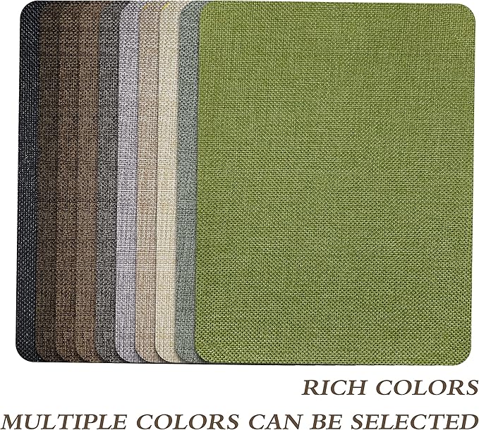 Coarse Linen Repair Patches, Self-Adhesive Linen Fabric Patches, 8X11 inch 2 PCS - Image 3