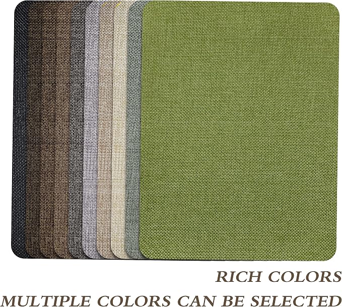 Coarse Linen Repair Patches, Self-Adhesive Linen Fabric Patches, 8X11 inch 2 PCS - Image 3