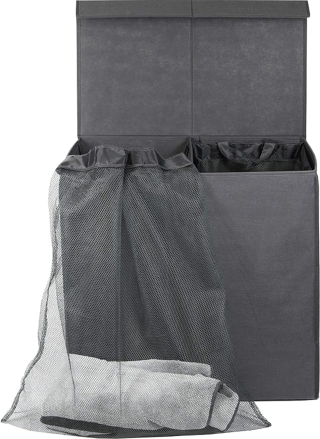 Simple Houseware Double Laundry Hamper - Image 6
