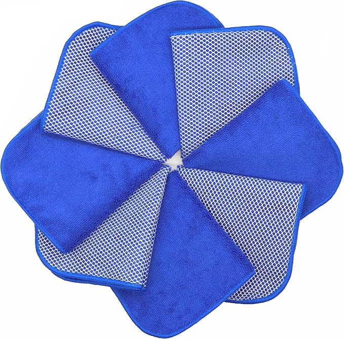Microfiber Dish Cloths Fast Drying Kitchen Cleaning Cloth Dish Rags Dust Cloths - Image 3