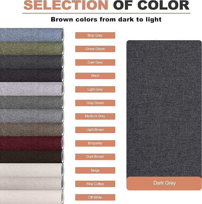 Fine Linen Fabric Patches, Self-Adhesive, Extra Large 12x40 inch, - Image 4