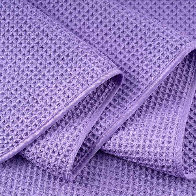 POLYTE Microfiber Oversize Quick Dry Lint Free Bath Towel, 60 x 30 in, 4 Pack - Image 4