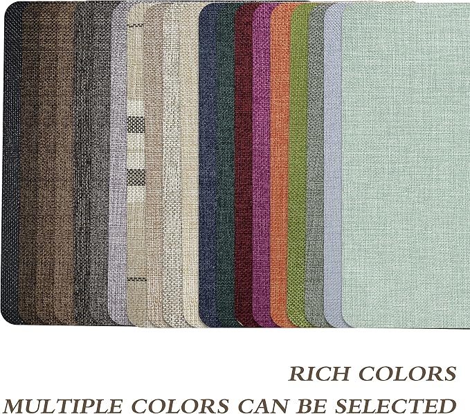Coarse Linen Repair Patches, Self-Adhesive Linen Fabric Patches, 8X11 inch - Image 3