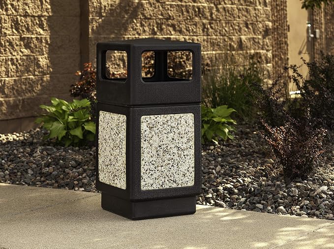 Safco Canmeleon Trash Can, 38 Gallons, Indoor and Outdoor Use, Durable & - Image 4