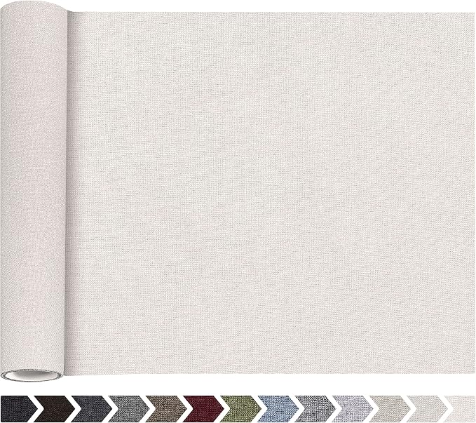 Fine Linen Repair Patches, Self-Adhesive Linen Fabric Patches, 12X40 inch Extra by ForABetterHomeLife