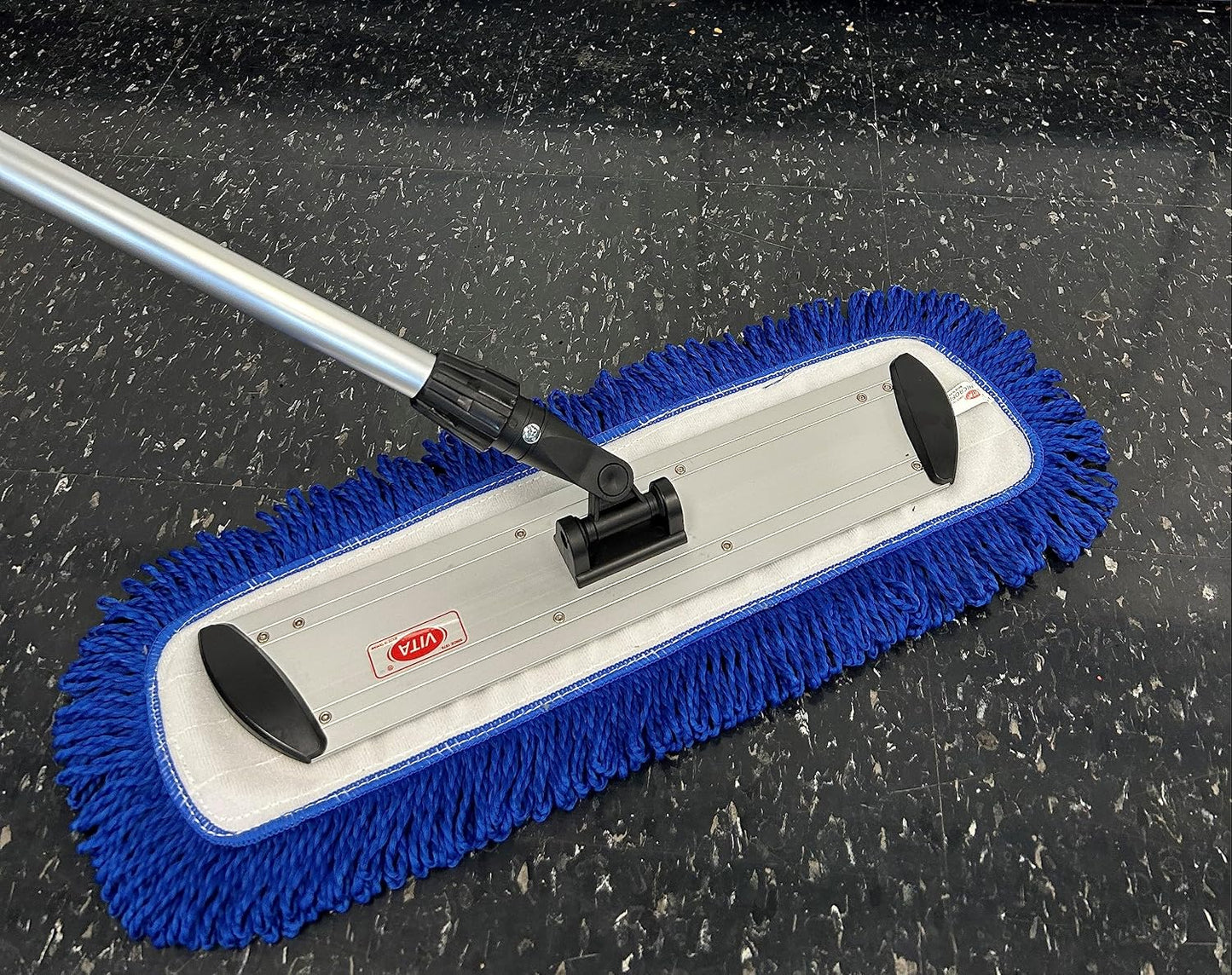 24" Microfiber Dust Mop Pads with Fringe - 12-Pack