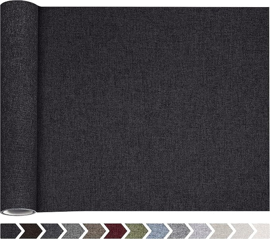 Fine Linen Fabric Patches, Self-Adhesive, Extra Large 12x40 Inch, by ForABetterHomeLife