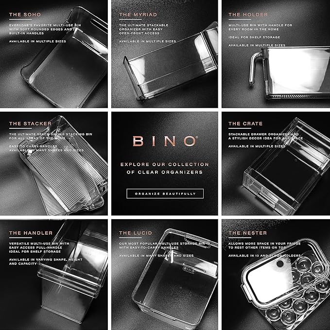 BINO | Plastic Storage Bins, Large - Image 6