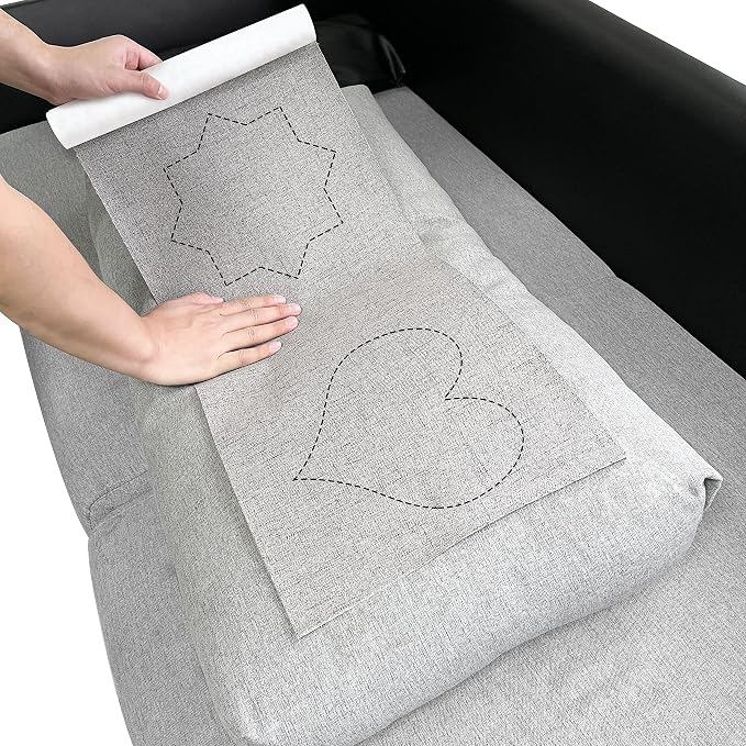 Fine Linen Fabric Patches, Self-Adhesive, 12x40 Inch, - Image 4