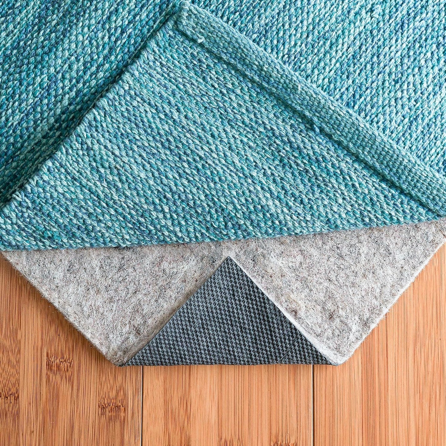 RUGPADUSA, 10'x14', Non-Slip Felt and Rubber Rug Pad (1/4" Thick), Protects Your Floors, Low-VOC, 100% Made in the USA, 2-Year Warranty