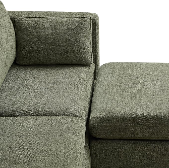 CHITA Modular Sectional Sofa, FSC Certified L Shaped Couch - Image 6