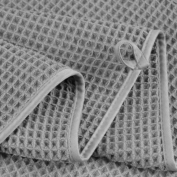 POLYTE Microfiber Oversize Quick Dry Lint Free Bath Towel, 60 x 30 in, 4 Pack - Image 2