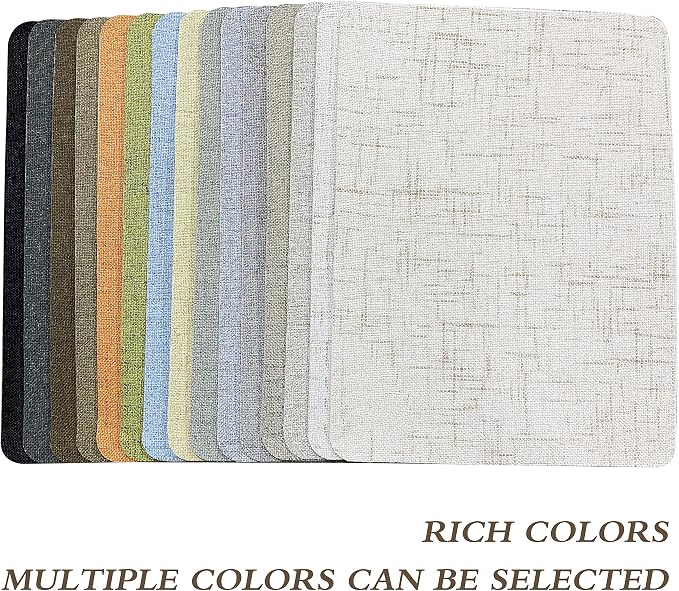 Fine Linen Repair Patches, Self-Adhesive Fabric Patches, 8x11 inch 2 PCS - Image 3