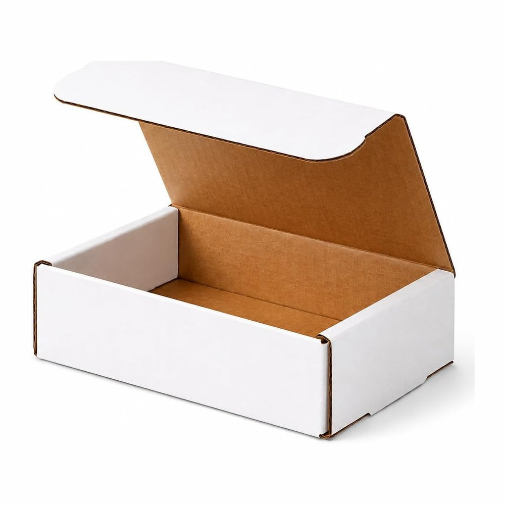 100-6x4x2 White Corrugated Shipping Mailer Packing Box Boxes Two 50 Bundles