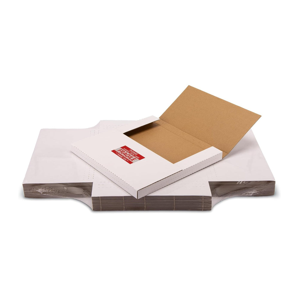 12.8x12.8x1 inch Shipping Boxes, Vinyl Record LP Mailer, 25-Pack