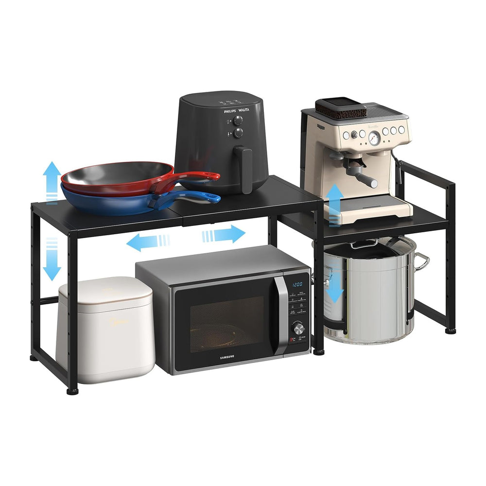 44.3 Inches Expandable Metal Storage Shelves, 150LBS Heavy Duty Shelving Units