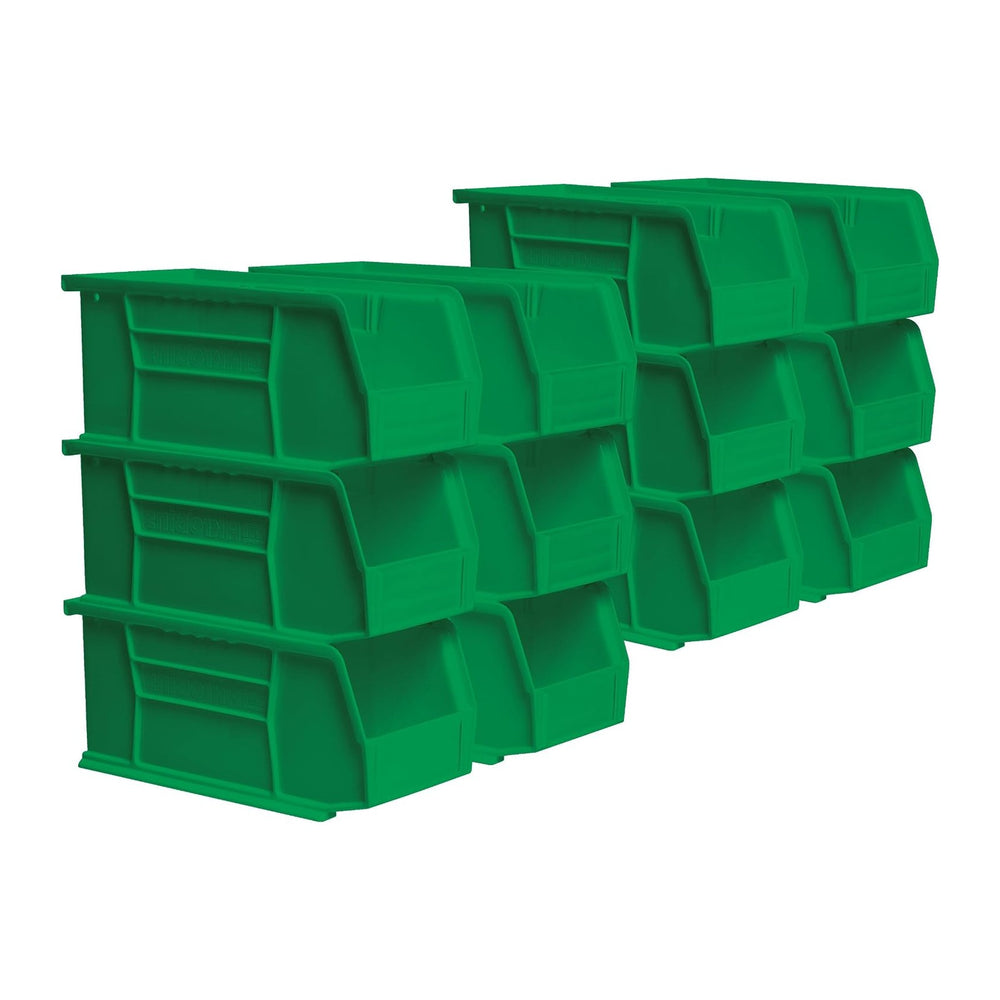 Akro-Mils 30230 AkroBins Plastic Storage Bins, Space-Saving Stackable Bins