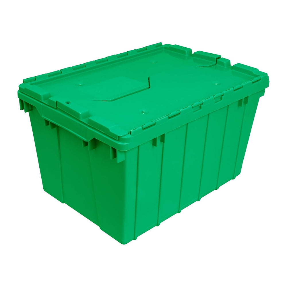 Akro-Mils 39120 Industrial Lidded Plastic Storage Container, Nesting and Stac...
