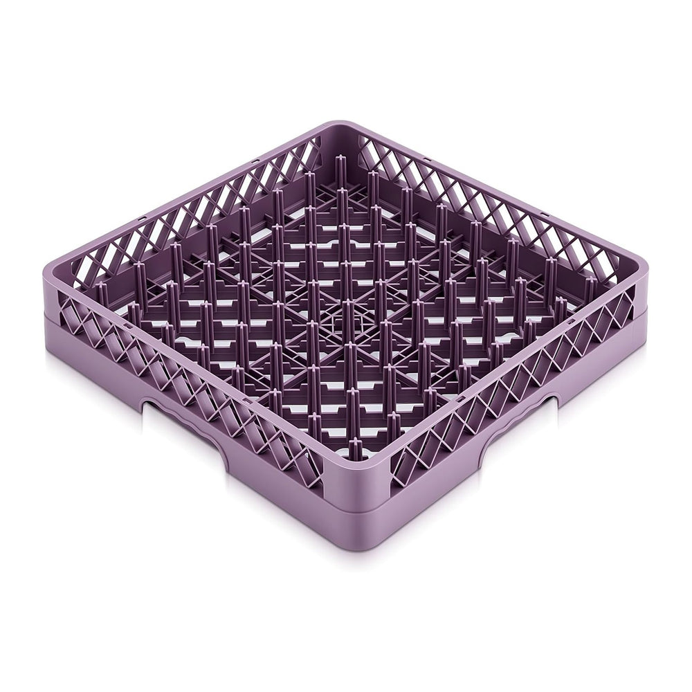 Aurelema 1 Pack Commercial Dishwasher Tray Rack, Peg Dish, Purple