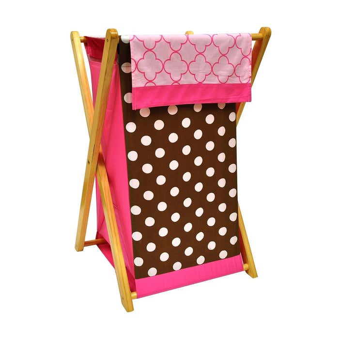 Bacati Butterflies/Lady Bug Pink/chocolate Hamper