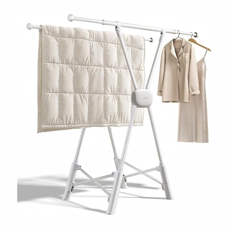 BIREN Clothes Drying Rack Heavy Duty Clothing Racks Extending Laundry Rack Two