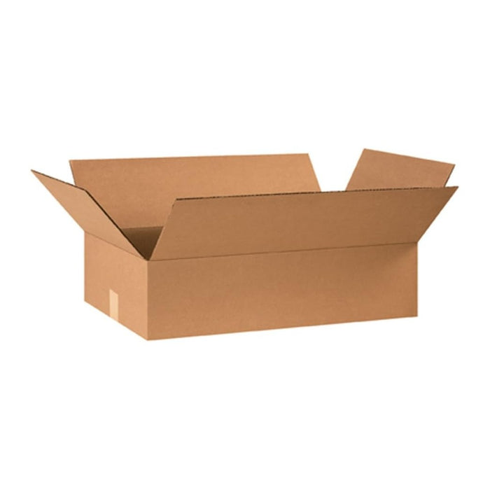 BOX USA Flat Boxes Holds 65lbs, 24x14x6 25-Pk for Shipping & Packing