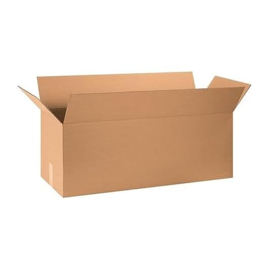 BOX USA Long Boxes Holds 65lbs, 32x12x12 20-Pk for Shipping & Packing