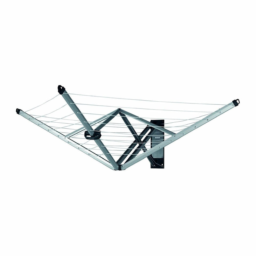 Brabantia Wallfix Wall-Mounted Rotary Dryer -78 ft, 375842