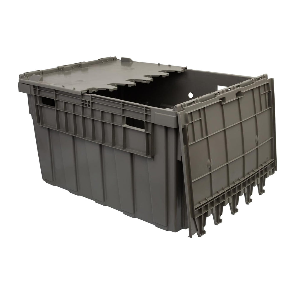 Buckhorn Industrial Lidded Plastic Storage Container, Nesting and Stackable P...