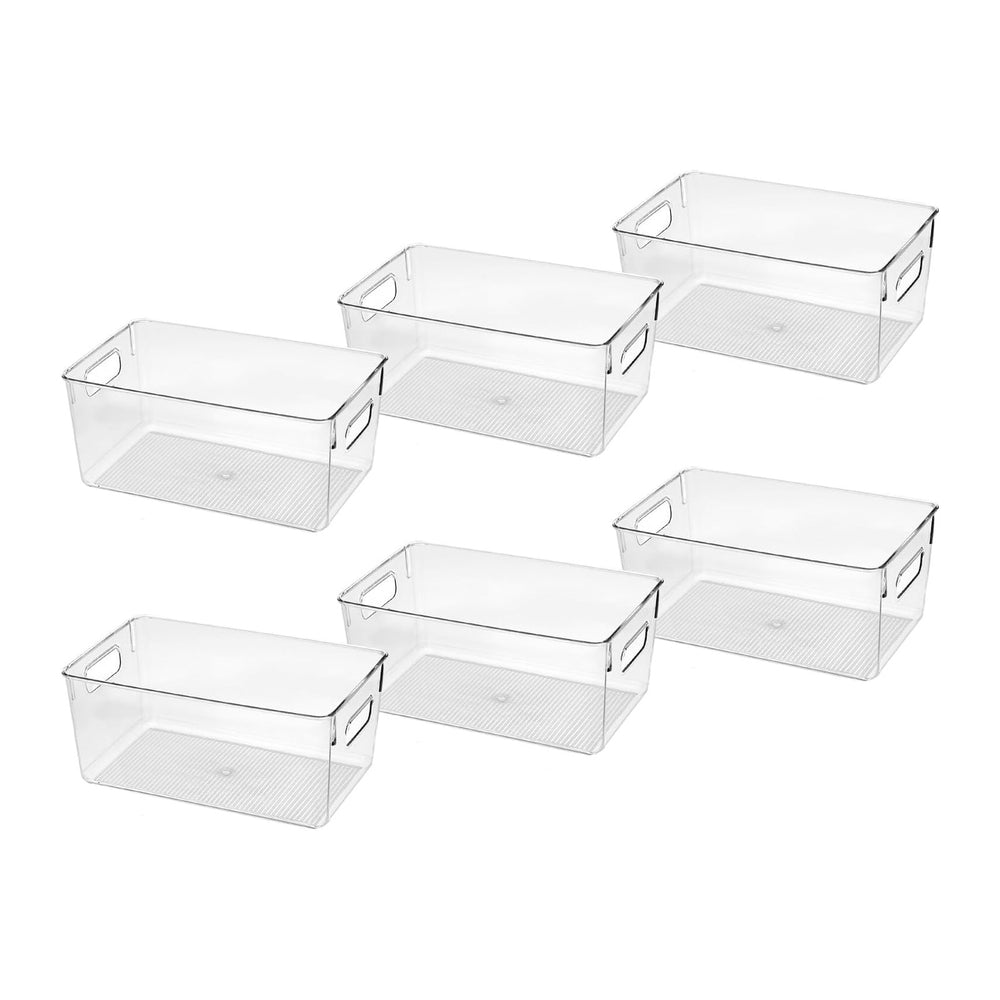 Clear Plastic Storage Bins, Pantry Organizers and Storage Containers Fridge