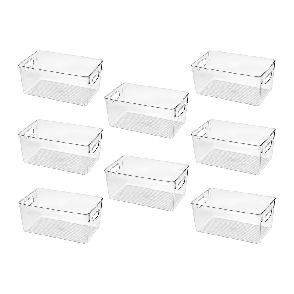 Clear Plastic Storage Bins, Pantry Organizers and Storage Containers Fridge