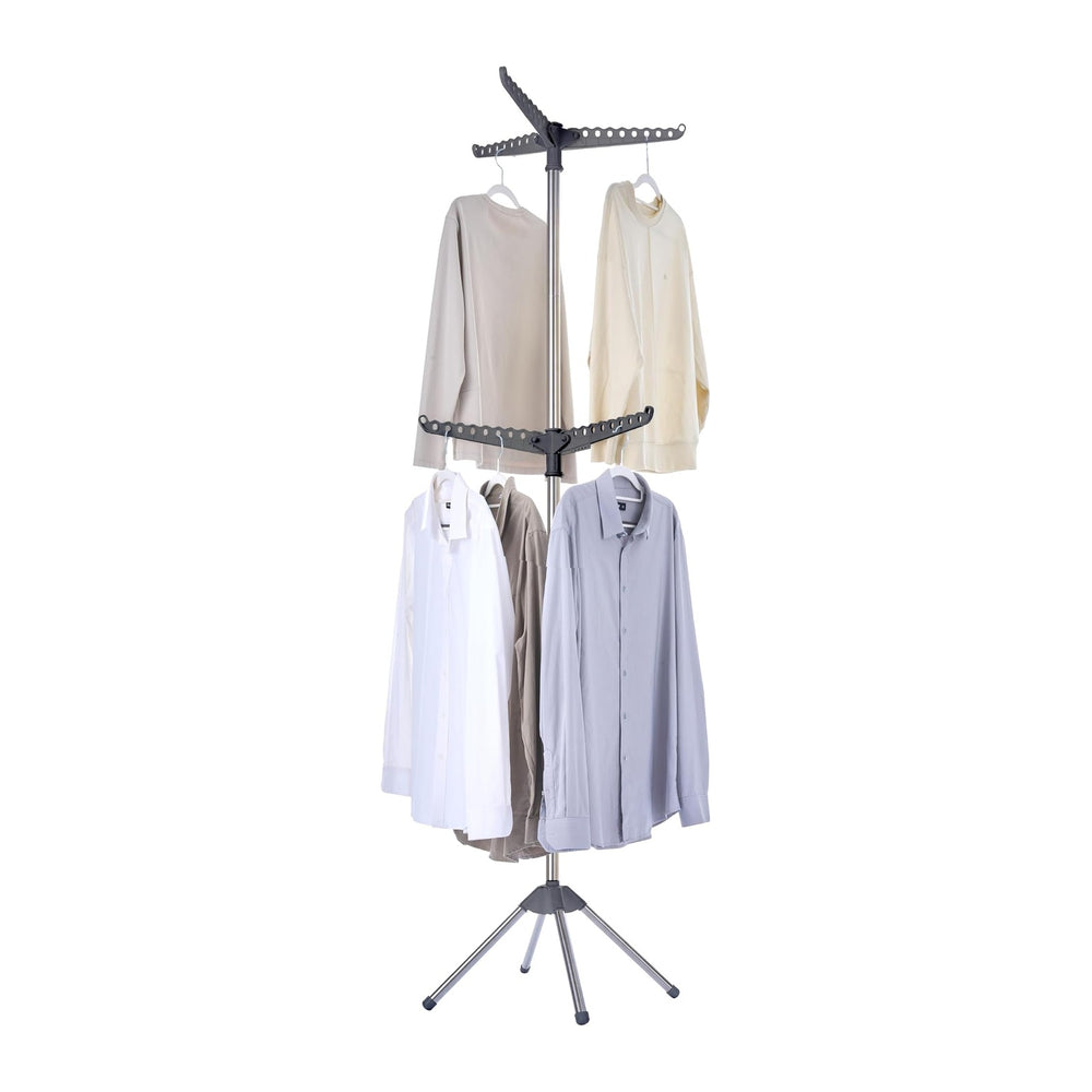 Clothes Drying Rack Foldable, 74.8 inch 2 Tier Laundry Drying Rack