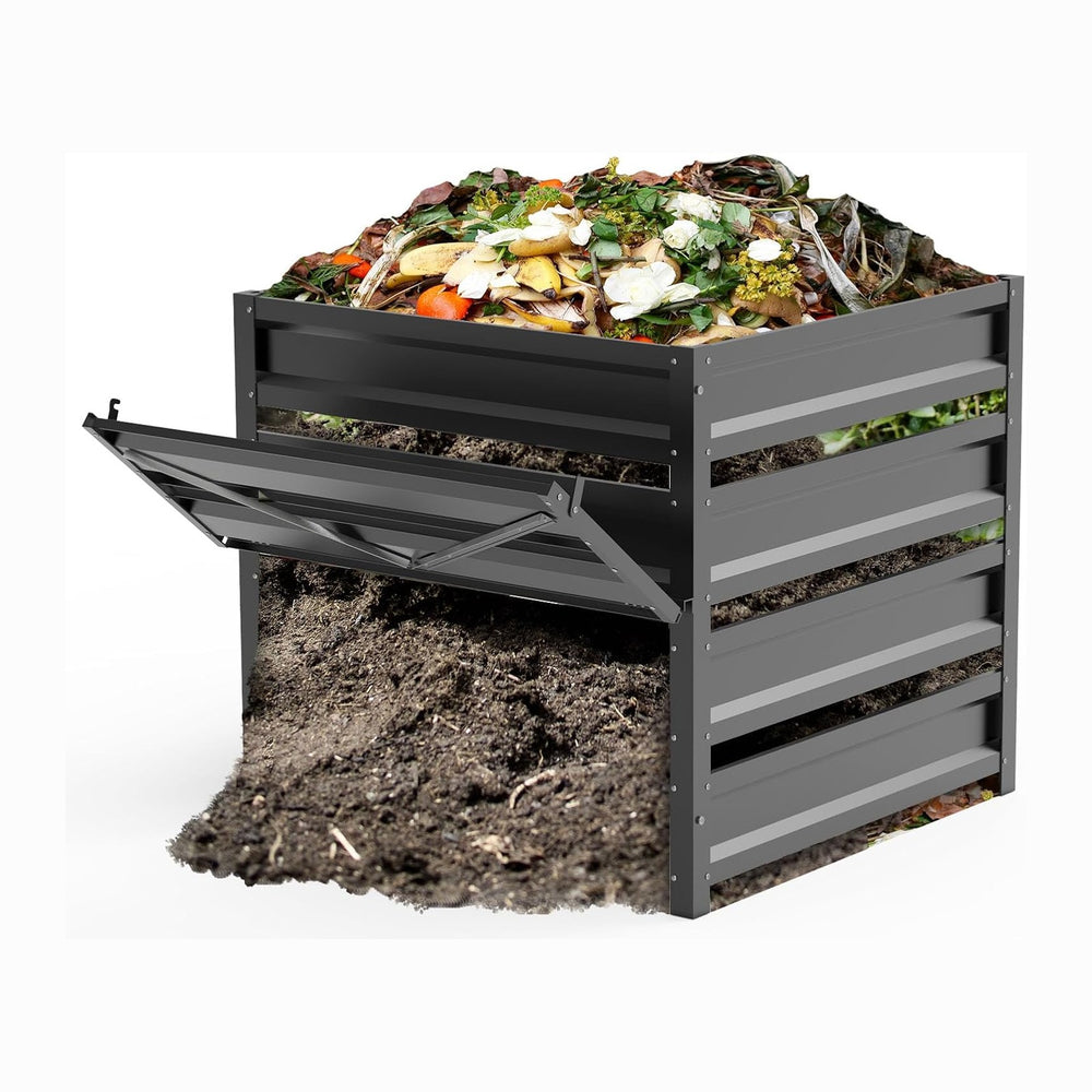 Compost Bin Outdoor -285 Gallon Metal Mesh Rust-Proof Coating Composter